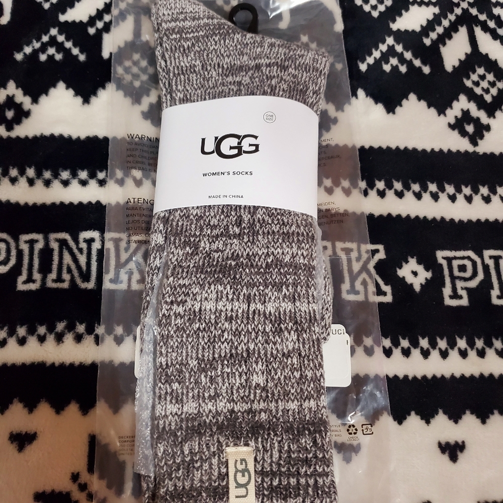 UGG Crew Sock Bundle of 3 NWT - Picture 2 of 8